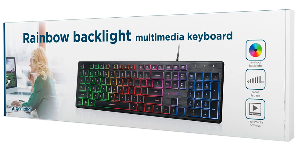 Tastatura cu fir Gembird KB-UML-01 / Membrana photo 4